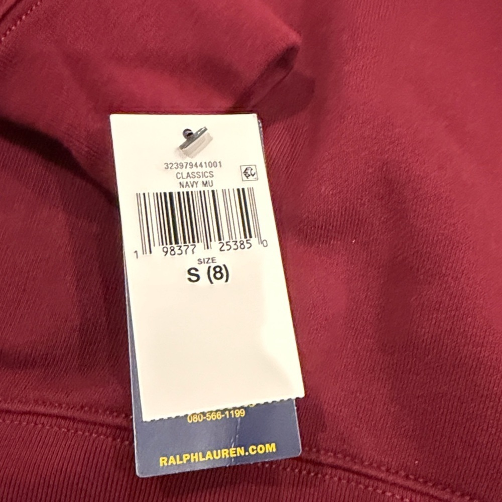 Polo by Ralph Lauren Logo Fleece Full-Zip Kids Hoodie Size S (8) - Picture 5 of 5